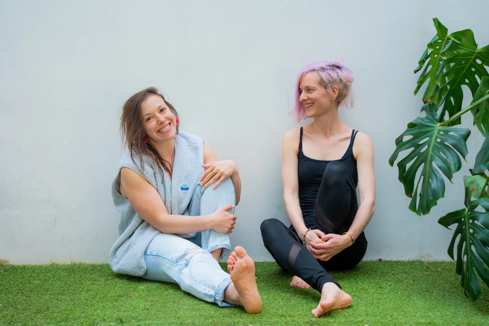 Wellbeing workshop with group seated in a circle
